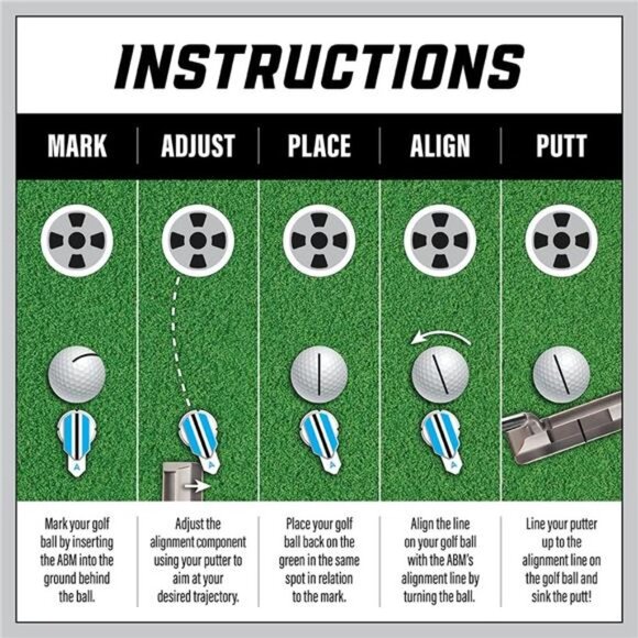 Alignment Ball Mark - 360° Rotating Golf Ball Marker - Picture 5 of 6